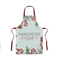 Immanuel God With Us Apron - 100% Cotton (General Merchandise)
