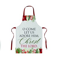 O Come Let Us Adore Him Apron - 100% Cotton (General Merchandise)