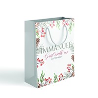 Immanuel God With Us Gift Bag With Carry Handles (Gift Bag)