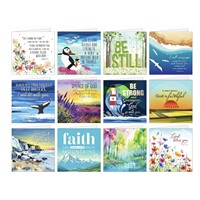 Pack of 12 Christian Notelets (Cards)
