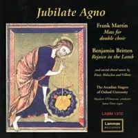 Julbilate Agno - Frank Martin Mass for Double Choir CD (CD-Audio)