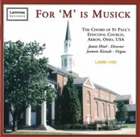 For M is Musick CD (CD-Audio)