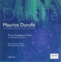 Maurice Duruflé - Complete Sacred Choral Works CD (CD-Audio)