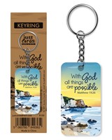 All Things Keyring - Matthew 19:26 (Keyring)