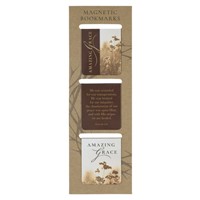 Amazing Grace Wildflower Die-cut Magnetic Bookmark Set (Bookmark)