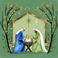 Tearfund - Golden Nativity - (Pack Of 10) (Cards)