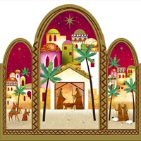 Tearfund - Triptych Nativity - (Pack Of 10) (Cards)