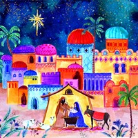 Tearfund - Colourful Bethlehem - (Pack Of 10) (Cards)