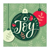 Joy Bauble - Christmas Card (Pack of 10) (Cards)