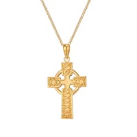 Antiqued Celtic Cross Pendant (Jewellery)