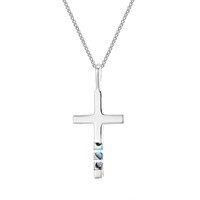 Cross Pendant Inlaid With Pauashell (Jewellery)