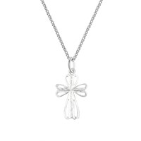 Diamond Cut Fancy Cross Pendant (Jewellery)