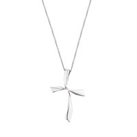 Fluted Cross Pendant (Jewellery)