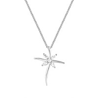 Four Stone Centre Cross Pendant (Jewellery)
