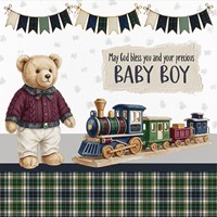 Baby Boy - Train Card (Cards)
