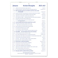 English Golden Thoughts Calendar 2027 (Calendar)
