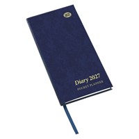 Slimline Pocket Diary 2027 - Blue (Diary)