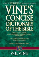 Vine's Concise Dictionary Of Old And New Testament Words (Paperback)