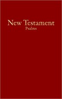 KJV Economy New Testament With Psalms, Burgundy (Imitation Leather)