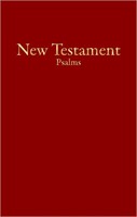 KJV Economy New Testament With Psalms, Burgundy (Imitation Leather)