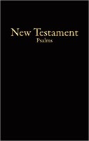 KJV Economy New Testament With Psalms, Black (Imitation Leather)