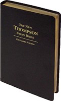 KJV New Thompson Study Bible Bonded Leather Black & Gold (Bonded Leather)