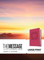 The Message Large Print (Leather Binding)