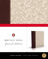 KJV Journal Edition, Imitation Leather, Brown/Cream (Imitation Leather)