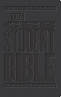 CEB Student Bible Black Decotone (Leather Binding)