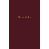NKJV Gift And Award Bible, Burgundy, Red Letter Ed. (Leather-Look)