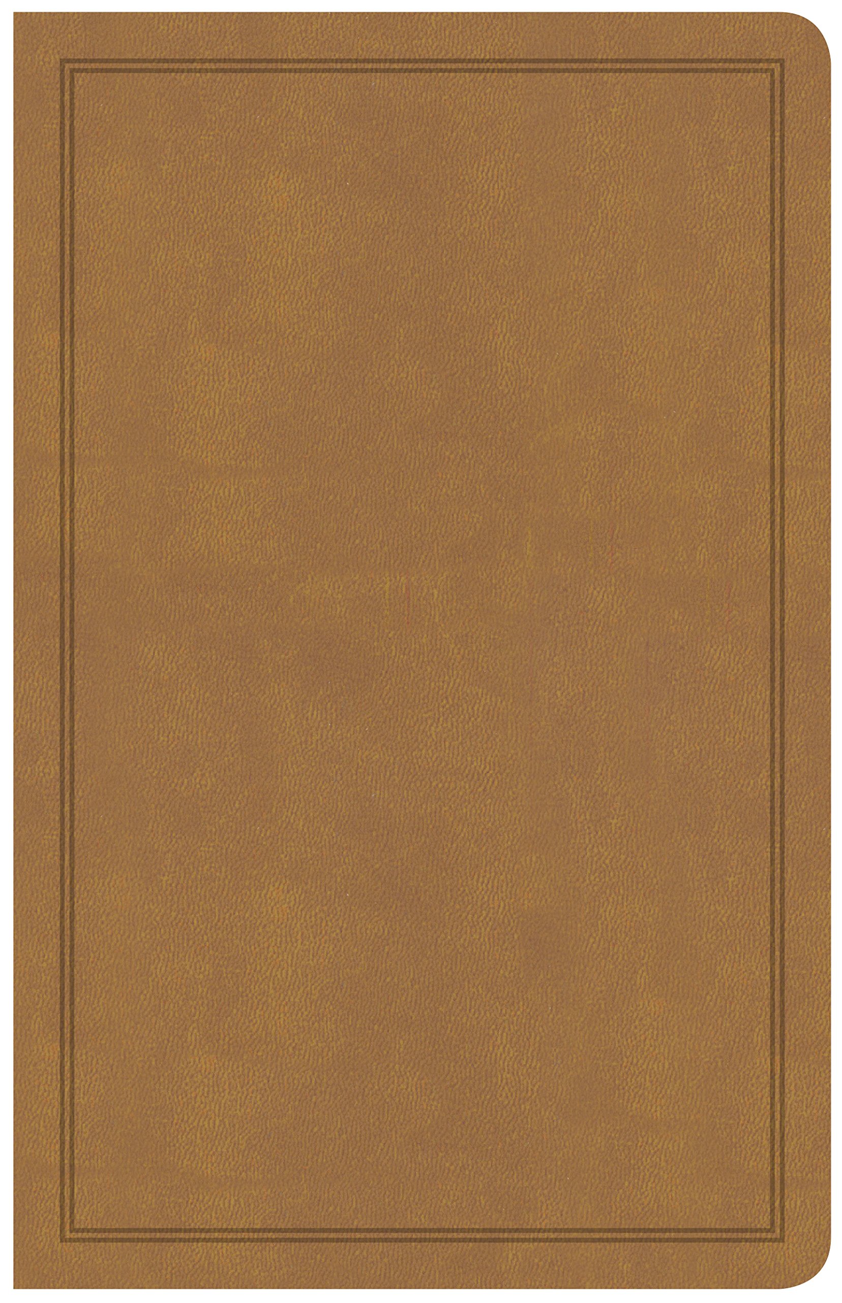 CSB Deluxe Gift Bible, Tan LeatherTouch