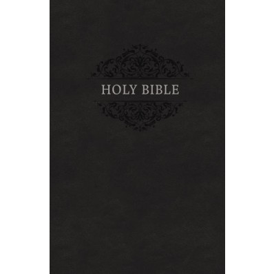 NKJV Holy Bible, Leathersoft, Black, Comfort Print