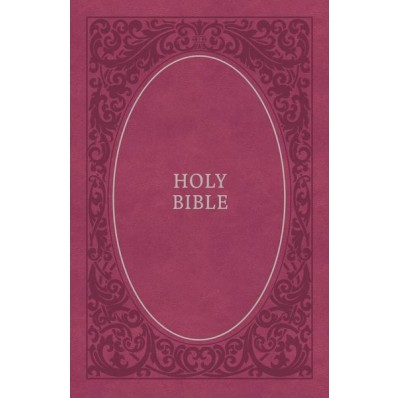 NKJV Holy Bible Leathersoft, Pink, Comfort Print