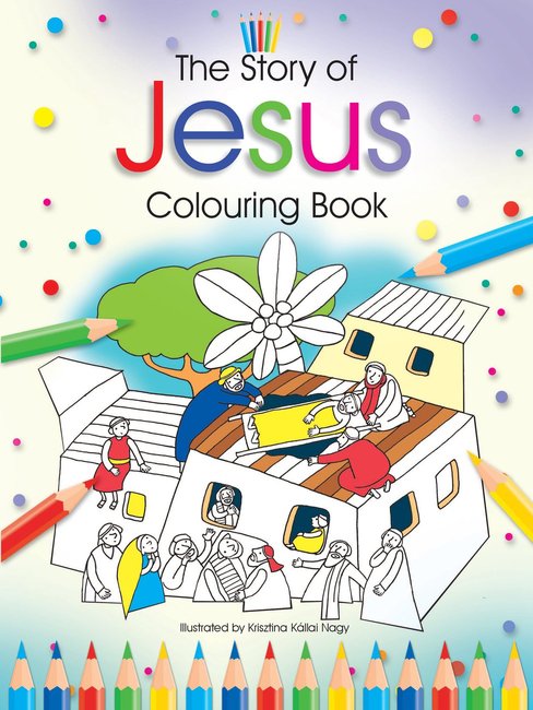 The Story of Jesus Colouring Book