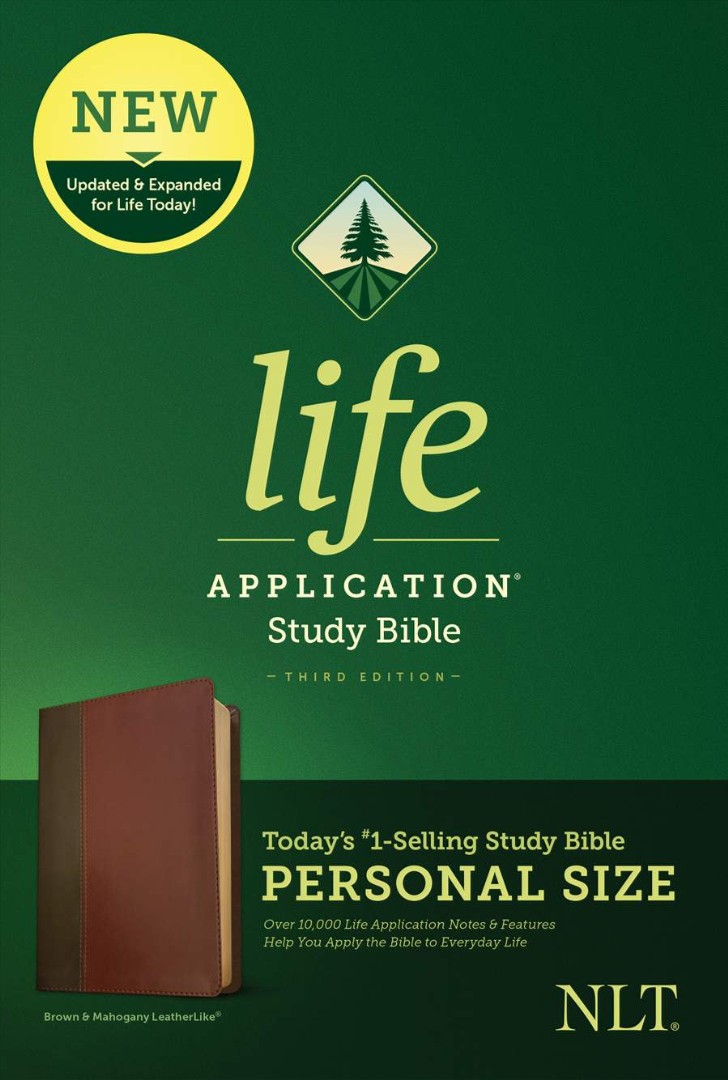 NLT Life Application Study Bible, Third Edition, Brown