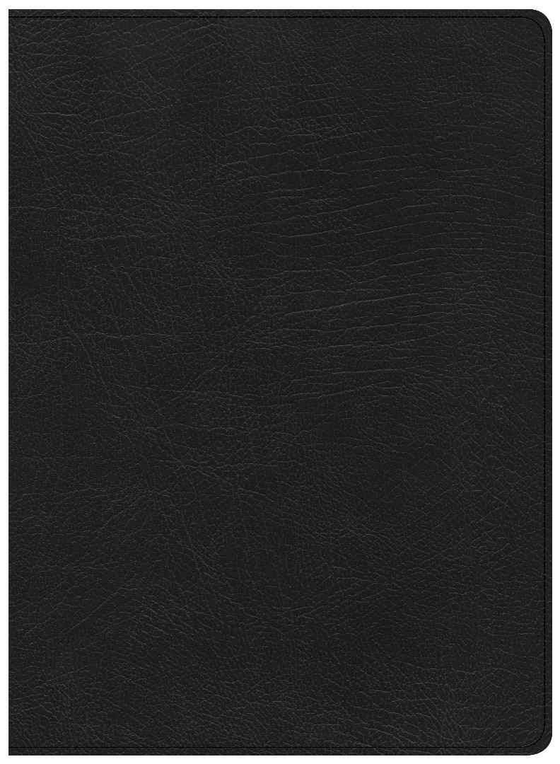 CSB Life Essentials Study Bible, Black Genuine Leather