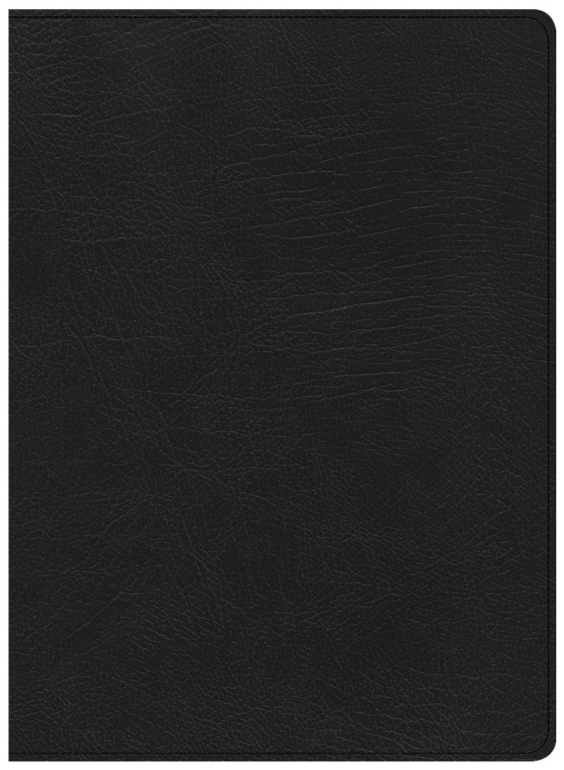 CSB Life Essentials Study Bible, Black Genuine Leather