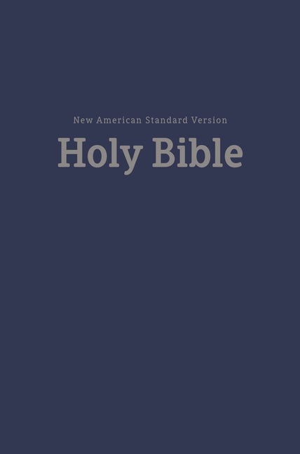 NASB Pew and Worship Bible, Blue, Comfort Print