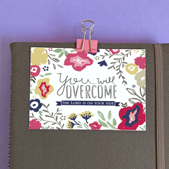 You Will Overcome Mini Card