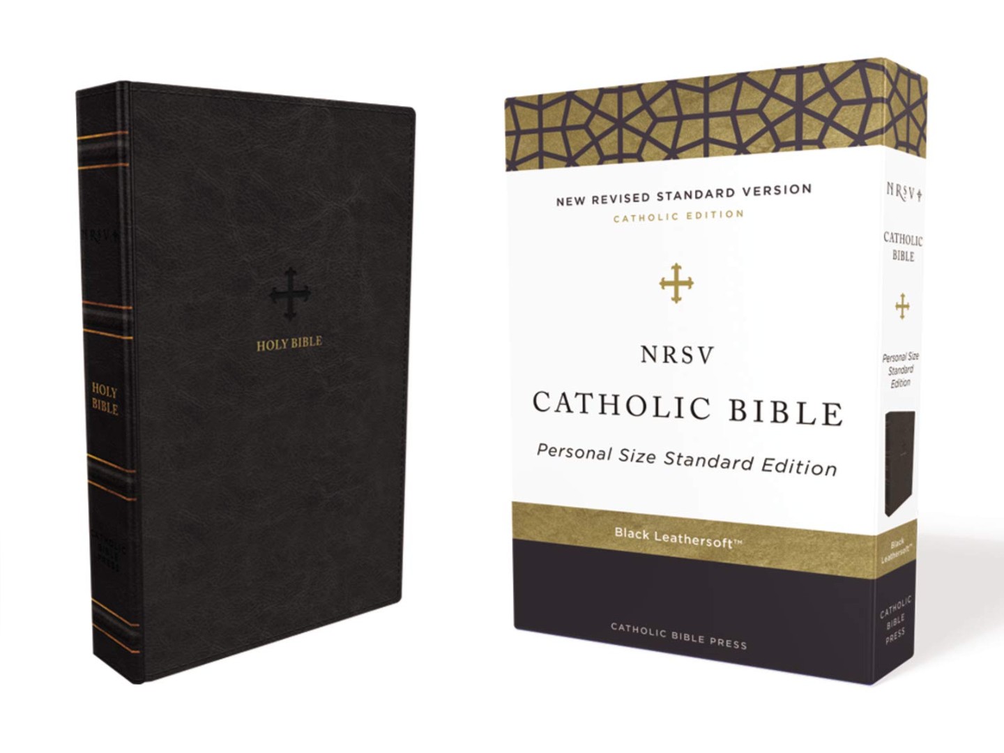 NRSV Personal Size Catholic Bible, Black, Comfort Print