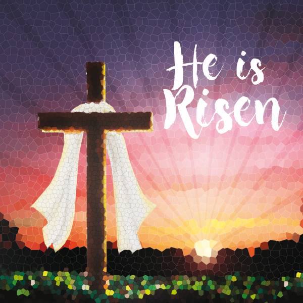 He is Risen Easter Cards (pack of 5)