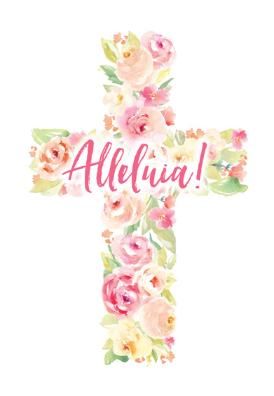 Easter Cards: Alleluia (Pack of 5)