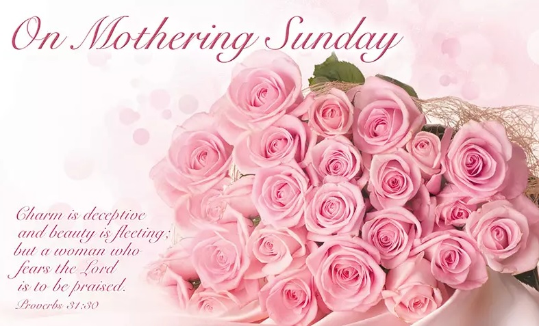 On Mothering Sunday - Postcard Roses (Pack of 24)