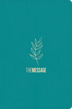Message Deluxe Gift Bible, Hosanna Teal