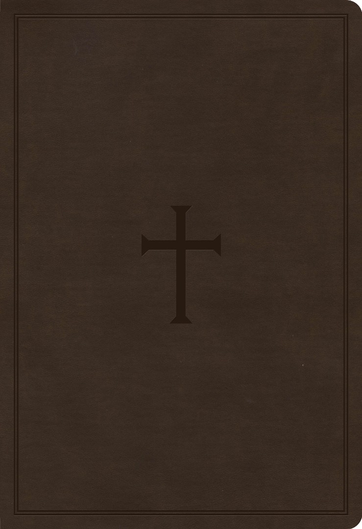 CSB Super Giant Print Reference Bible, Brown