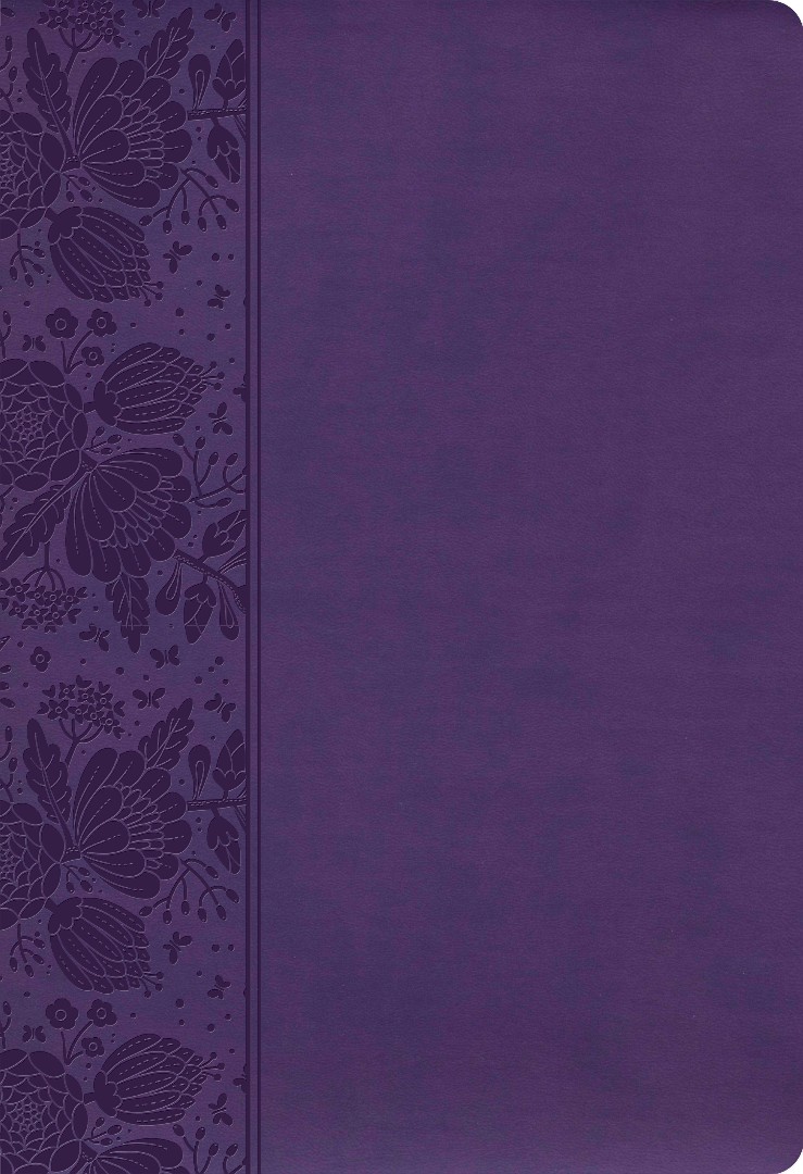 CSB Super Giant Print Reference Bible, Purple