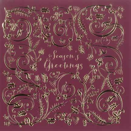 Christmas Cards: Seasons Greetings (Pack of 4)