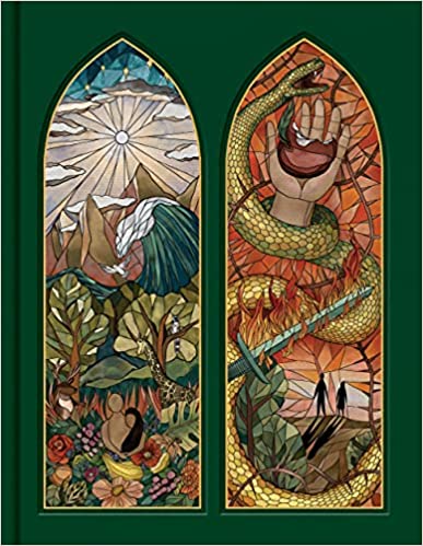 CSB Notetaking Bible, Stained Glass Edition, Emerald