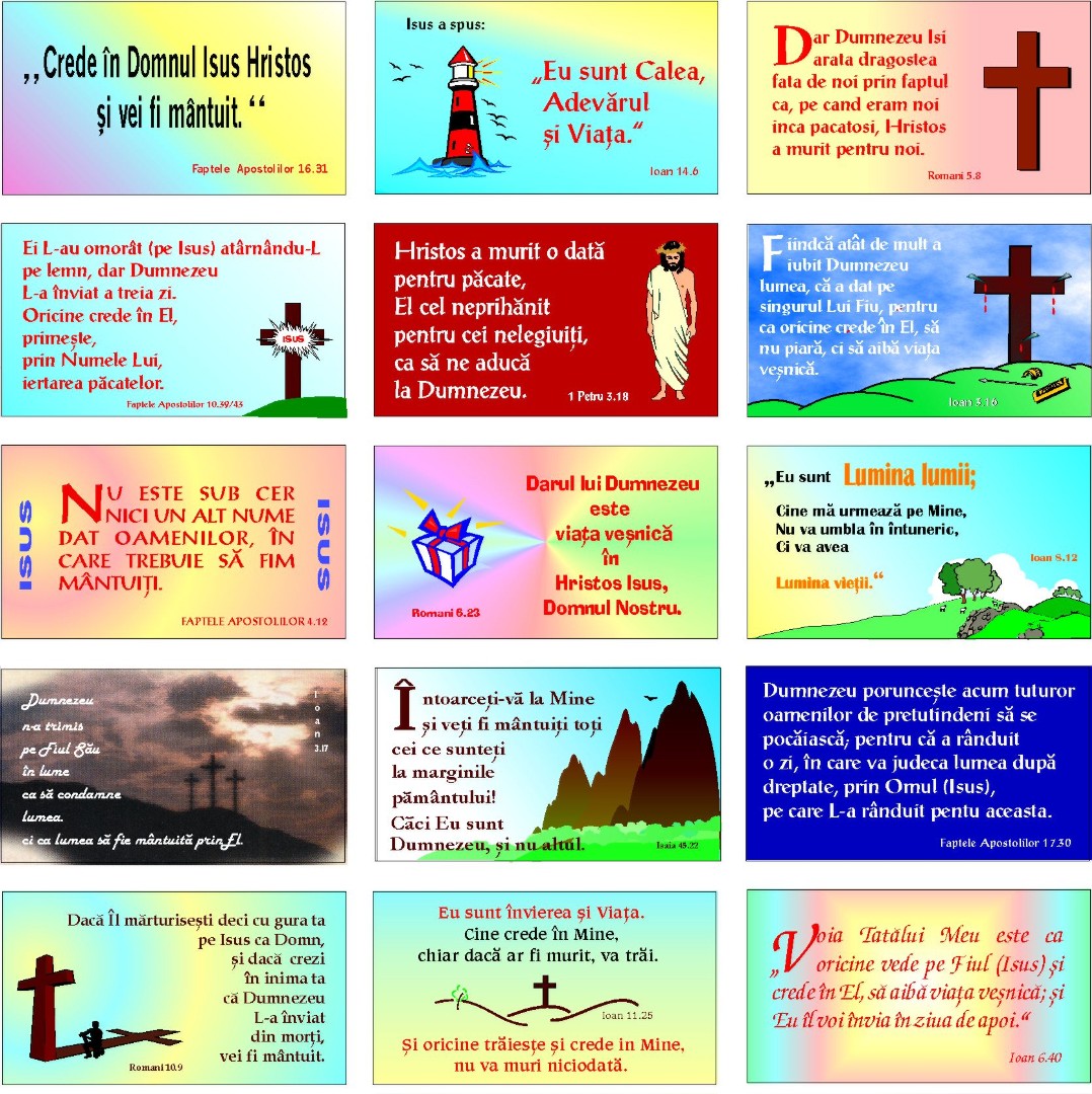About My Father's Evangelistic Card ROMANIAN (pack of 20)