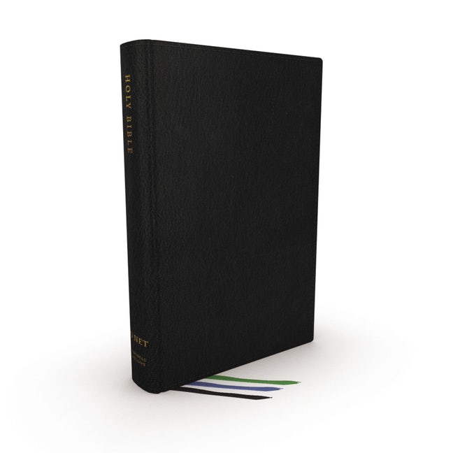 NET Thinline Bible, Large Print, Black Genuine Leather